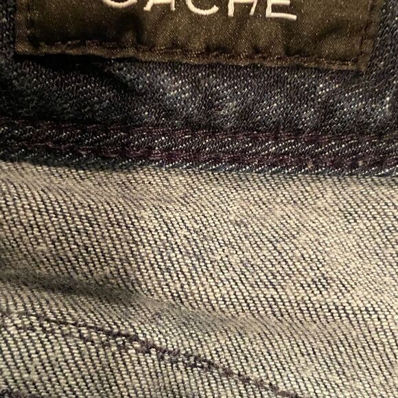 Cache Skinny Cropped Pants Size 8 - Picture 6 of 11
